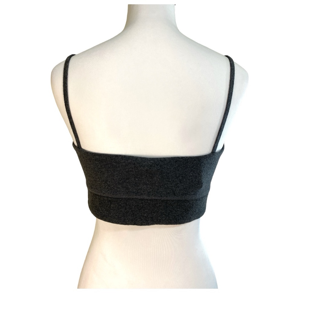 Nwt Bandier X Sincerely Jules Meadow Bra Charcoal Gray Size L — image 4 of 8